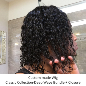 Classic Collection- Gorgeous  Custom Made Wig- Deep Wave