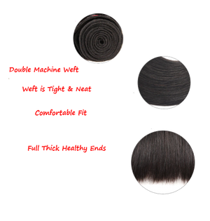 Classic Collection -  Brazilian Straight Hair Extension/ Natural Color