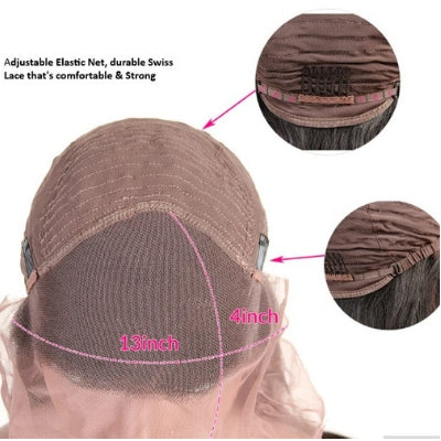 Classic Collection- Brazilian Natural Deep Wave 13x4 Lace Front Wig