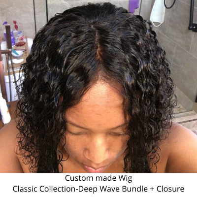 Classic Collection- Gorgeous  Custom Made Wig- Deep Wave